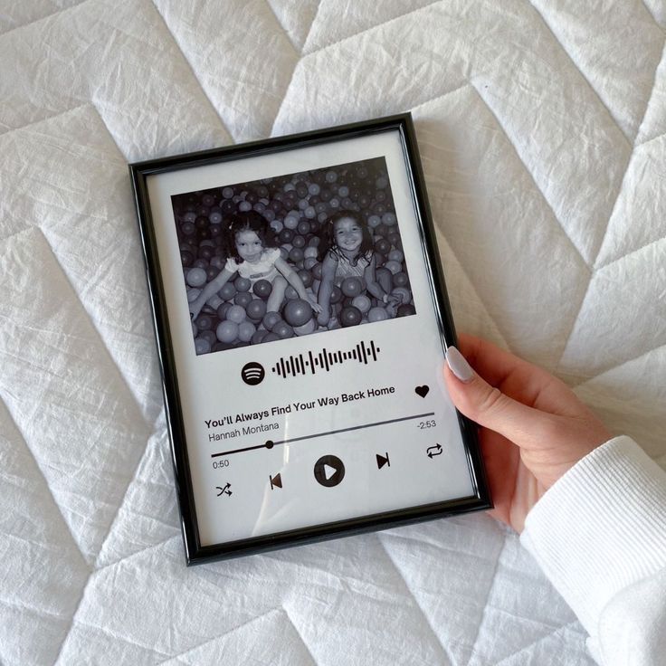 Cadre Playlist Spotify Personnalisé avec Photo