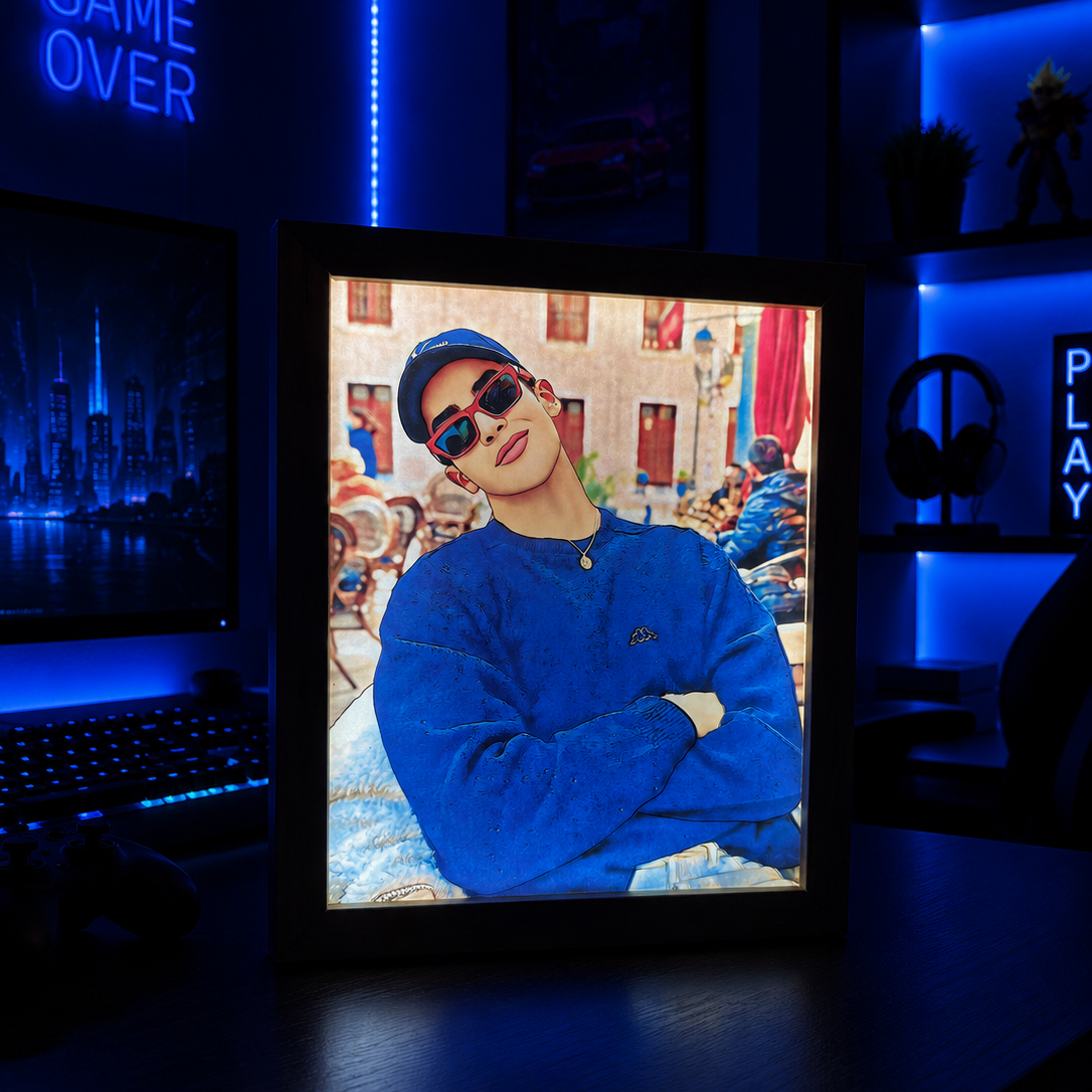 Luminart – Cadre Photo Lumineux Personnalisé