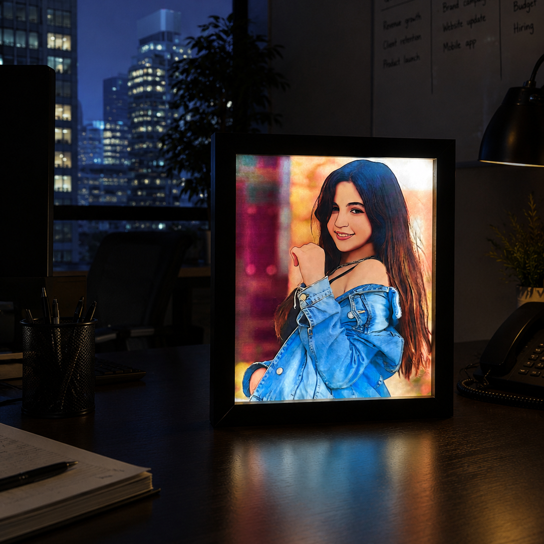 Luminart – Cadre Photo Lumineux Personnalisé