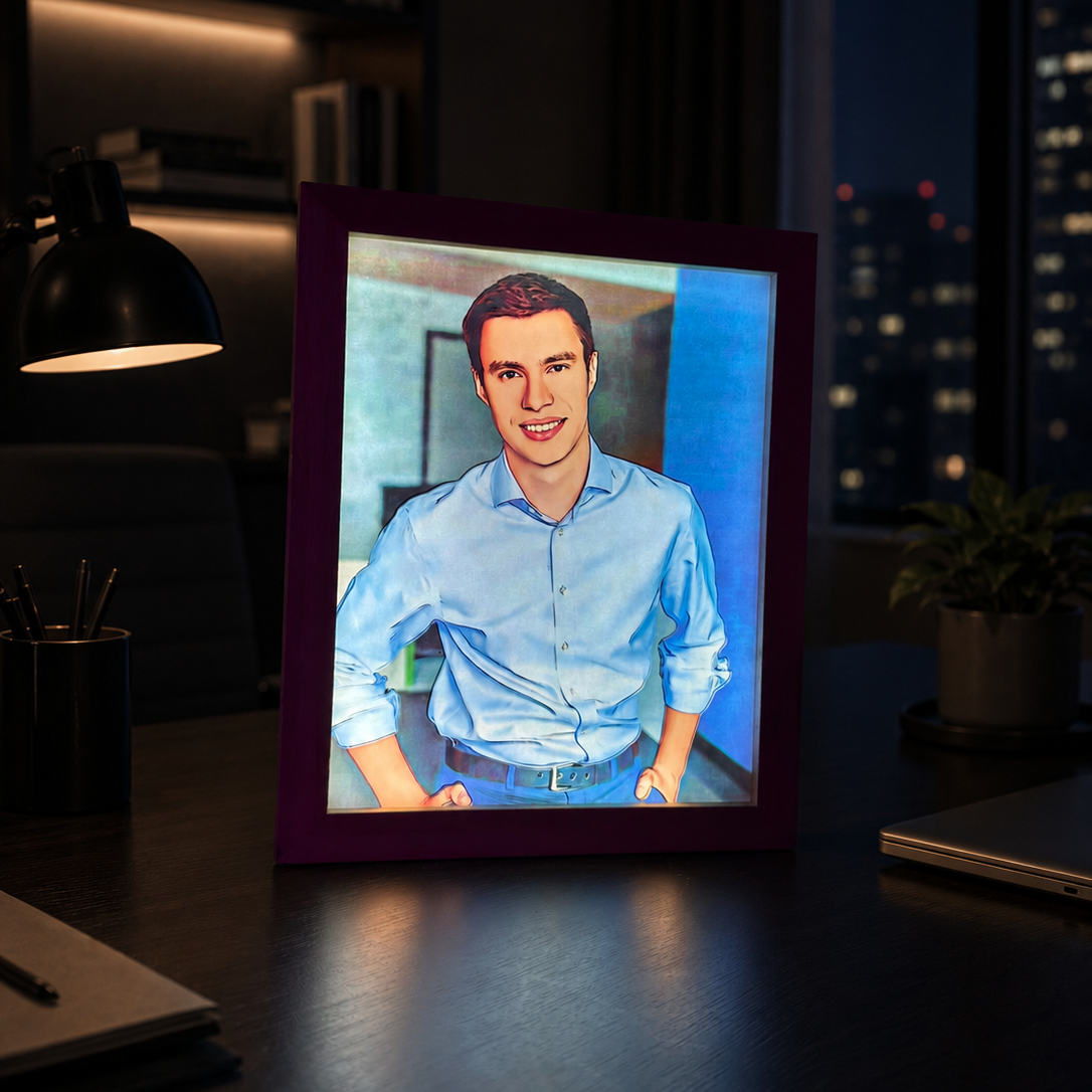 Luminart – Cadre Photo Lumineux Personnalisé