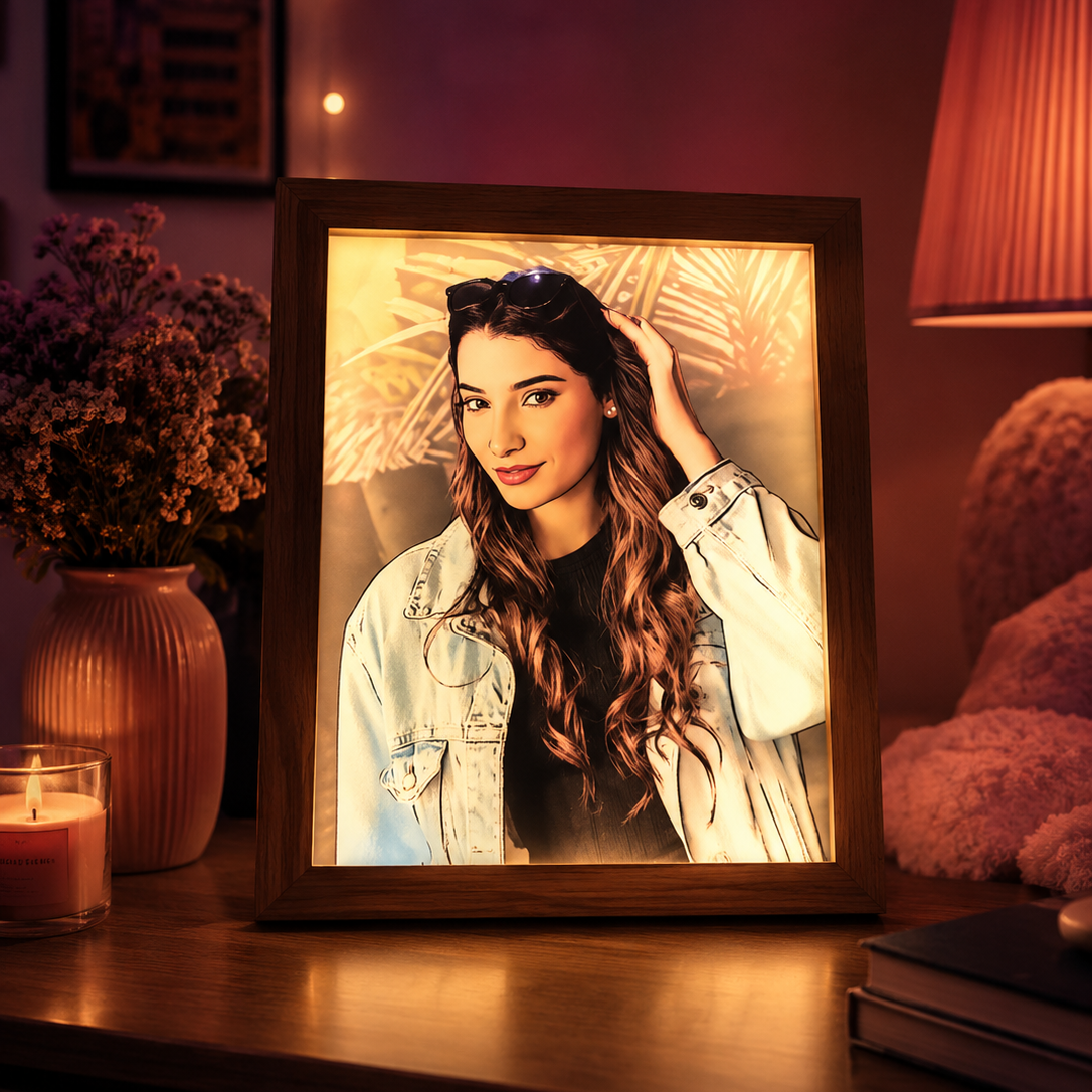Luminart – Cadre Photo Lumineux Personnalisé