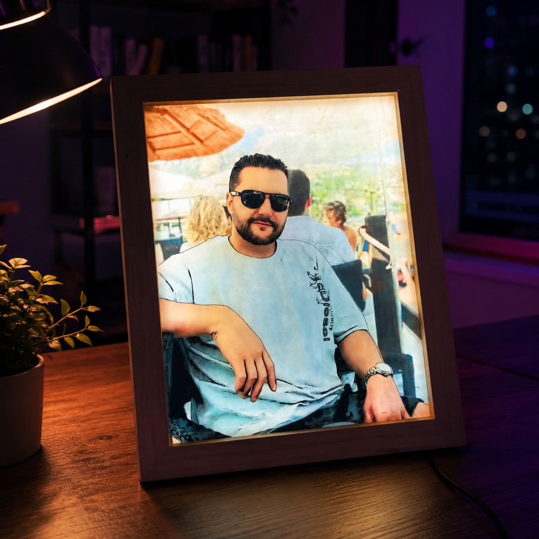 Luminart – Cadre Photo Lumineux Personnalisé