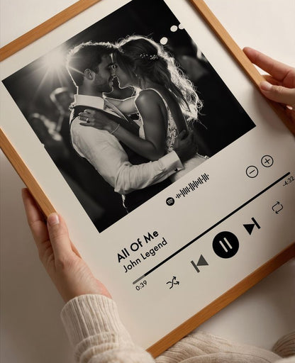 Cadre Playlist Spotify Personnalisé avec Photo