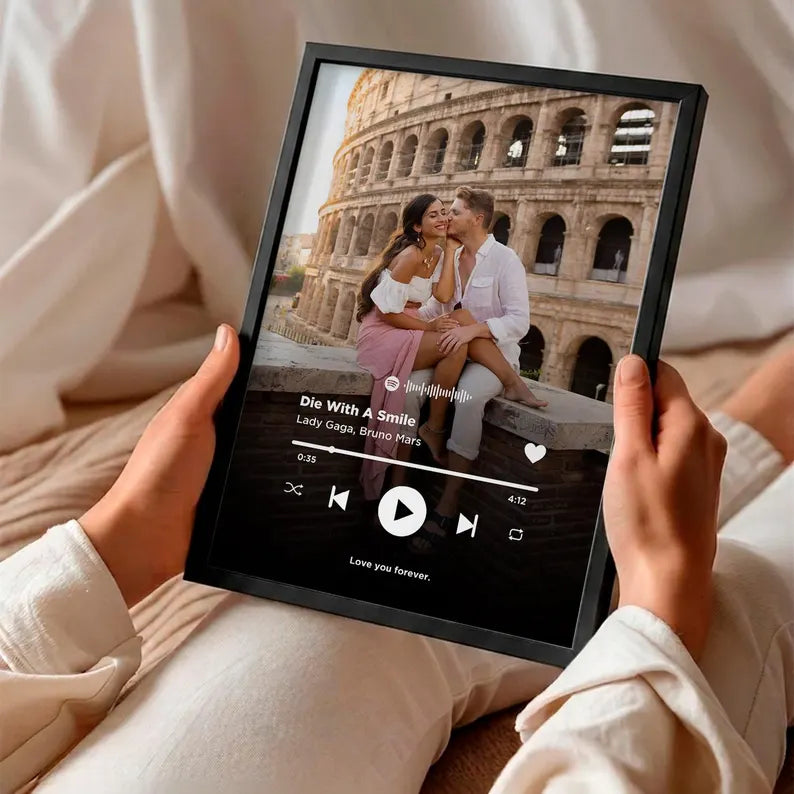 Cadre Playlist Spotify Personnalisé avec Photo