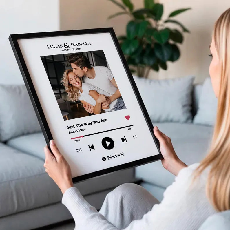 Cadre Playlist Spotify Personnalisé avec Photo